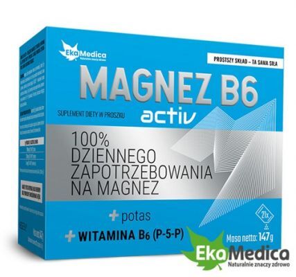 MAGNEZ B6 ACTIV 21 saszetek po 7 g EkaMedica