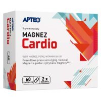 Magnez Cardio + witamina B6 APTEO, 60 kapsułek