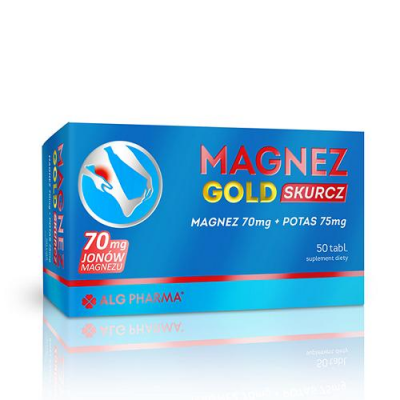 MAGNEZ GOLD SKURCZ 50 tabletek Alg Pharma