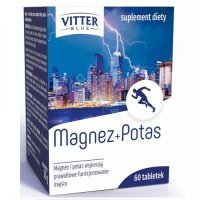 MAGNEZ + POTAS 60 tabletek VITTER BLUE