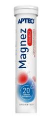 Magnez Skurcz APTEO o smaku pomarańczowym, 20 tabletek musujących KRÓTKA DATA 30.11.2026