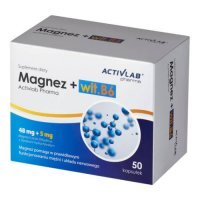 MAGNEZ + WIT. B6  50 kapsułek Activlab Pharma