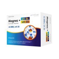 MAGNEZ + WIT. B6 + WIT. D3 50 kapsułek Activlab Pharma