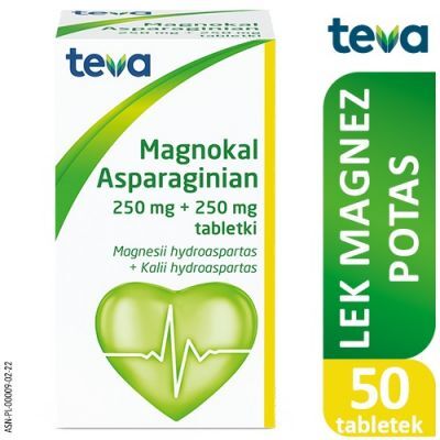 MAGNOKAL ASPARAGINIAN 50 tabletek