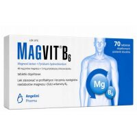 Magvit B6 48 mg + 5 mg, 70 tabletek dojelitowych