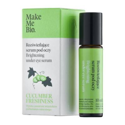 Make Me Bio Cucumber Freshness Rozświetlające serum pod oczy- roller, 10 ml