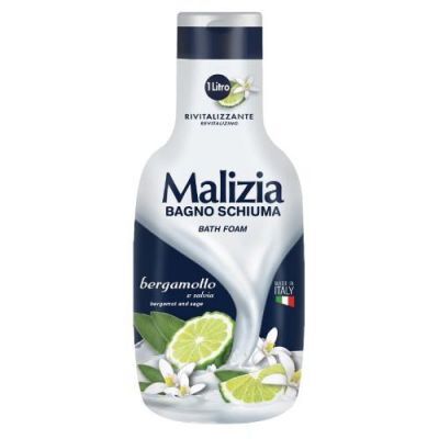Malizia Płyn do kąpieli Bergamotka i Szałwia, 1000ml