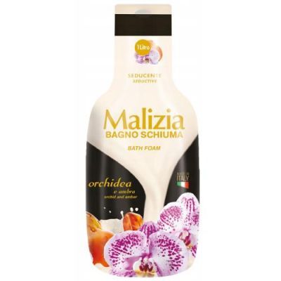 Malizia Płyn do kąpieli Orchidea i Bursztyn, 1000ml
