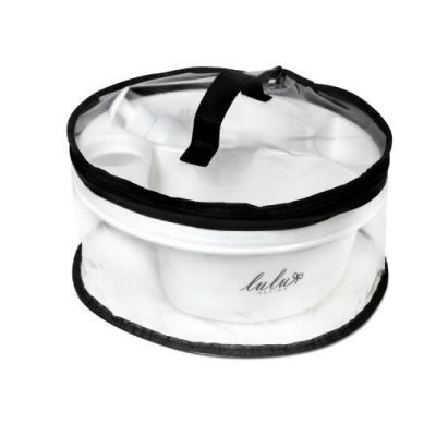 MALTEX Lulu Design Miska Higieniczna z dozownikiem w kosmetyczce, biała