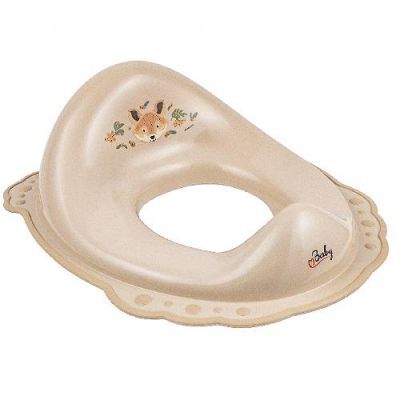 MALTEX Nakładka sedesowa antypoślizgowa Leśna Ferajna Lisek beżowa