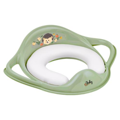 MALTEX Nakładka sedesowa miękka Leśna Ferajna Jeżyk zielona