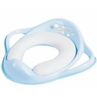 MALTEX Nakładka sedesowa miękka Zebra, Jasny niebieski