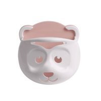 Maltex Organizer na zabawki Panda biały/różowy