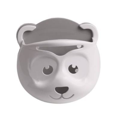 Maltex Organizer na zabawki Panda biały/szary