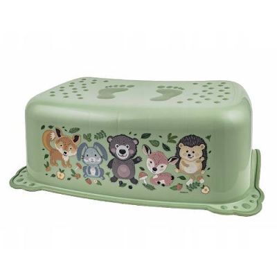 MALTEX Podnóżek antypoślizgowy Leśna Ferajna Jeżyk zielony