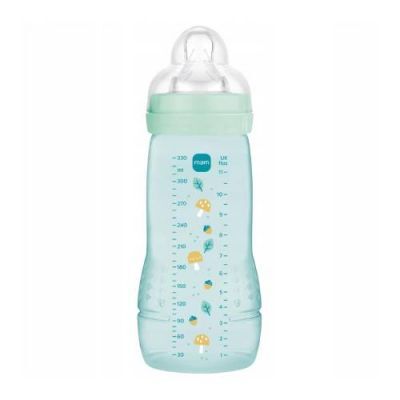 MAM Baby Butelka Easy Active Antykolkowa szybki przepływ 4m+, 330 ml