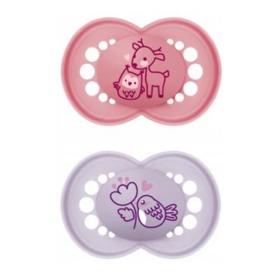 MAM Original Smoczek ortodontyczny 16m+ Planet Love Girl, 2szt.
