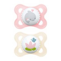 MAM Original Smoczek ortodontyczny 2-6m Sealife Girl, 2szt.