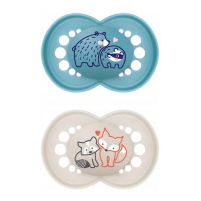 MAM Original Smoczek ortodontyczny 6m+ Planet Love Boy, 2szt.