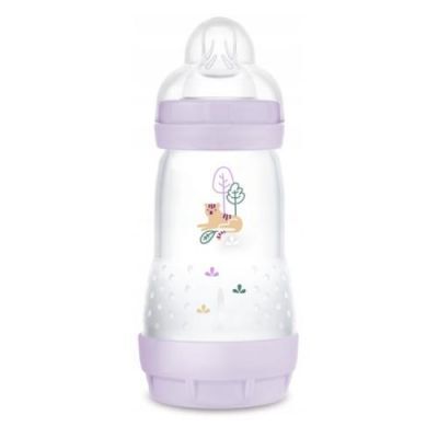 MAM Perfect Start Butelka antykolkowa 2m+ 260ml fioletowa
