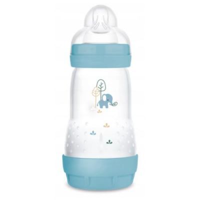 MAM Perfect Start Butelka antykolkowa 2m+ 260ml niebieska