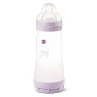 MAM Perfect Start Butelka antykolkowa 4m+ 320ml fioletowa kot