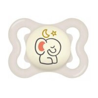 MAM Smoczek silikonowy Supreme Night 0m+ Planet Love świecący w ciemności