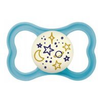 MAM Smoczek silikonowy Supreme Night 6m+ Planet Love boy