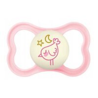 MAM Smoczek silikonowy Supreme Night 6m+ Planet Love girl