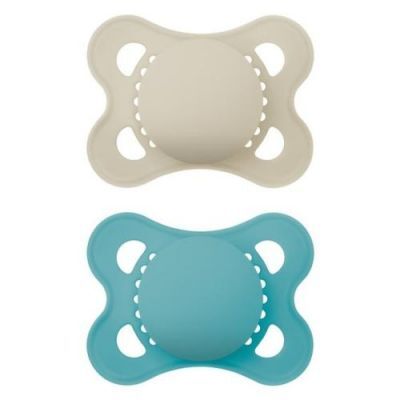 MAM Smoczek uspokajający silikonowy Original 2-6m Mat boy, 2 szt.