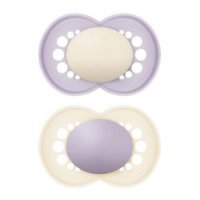 MAM Smoczek uspokajający silikonowy Original 6m+ Mat girl, 2sztuki