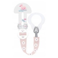 MAM Zawieszka do smoczka Clip It! z osłonką 0m+ Girl różowa