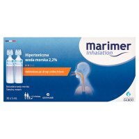 MARIMER INHALATION hipertoniczna woda morska 5 ml x 30 ampułek