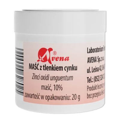 MAŚĆ Z TLENKIEM CYNKU 20 g AVENA