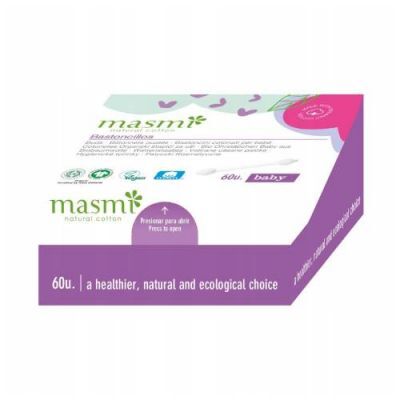 Masmi BABY Patyczki higieniczne do uszu - 60 sztuk