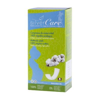 Masmi Silver Care Podpaski poporodowe 100% bawełny organicznej, 10 szt.