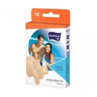 MATOPAT Aqua Stop Plastry wodoodporne z opatrunkiem, 18szt.