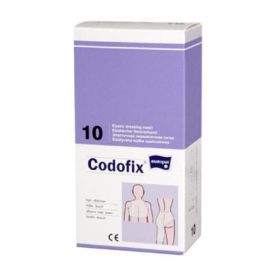 MATOPAT Codofix 10 Elastyczna siatka opatrunkowa na biodra, brzuch 10cmx1m