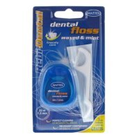Mattes Dental Floss Nić dentystyczna mentolowa woskowana, 50m