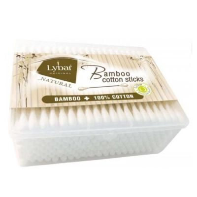 Mattes Lybar Bambusowe patyczki kosmetyczne, 200 sztuk