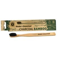 Mattes Rebi Dental Charcoal Bamboo Miękka bambusowa szczoteczka do zębów Soft M63