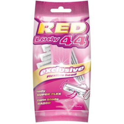Mattes Red for Lady 44 Maszynka do golenia jednorazowa damska, 5szt.
