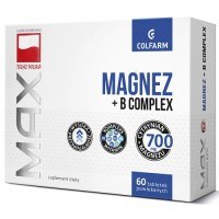 MAX MAGNEZ + B Complex 60 tabletek