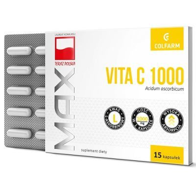 MAX VITA C 1000 15 kapsułek na odporność