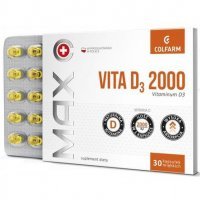 MAX VITA D3 2000 30 kapsułek COLFARM (wsuwka)