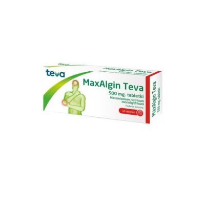 MAXALGIN TEVA 500 mg 10 tabletek