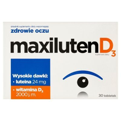 MAXILUTEN D3 30 tabletek