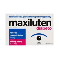 Maxiluten Diabeto, 30 tabl.