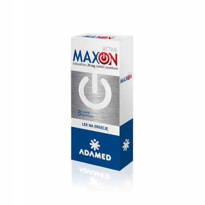 MAXON ACTIVE 25 mg 8 tabletek lek na erekcję