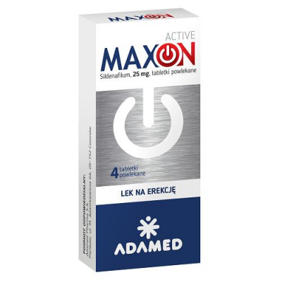 Tabletki MaxOn Forte i Active – lek na erekcje